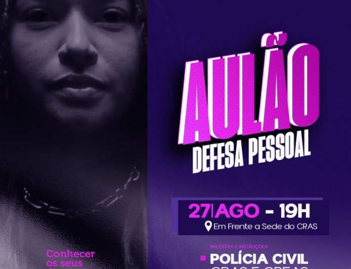 AGOSTO LILÁS | AULÃO DE DEFESA PESSOAL PARA MULHERES