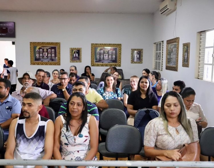 O Governo Municipal de Baixa Grande do Ribeiro participou de uma Audiência Pública na Câmara de Vereadores