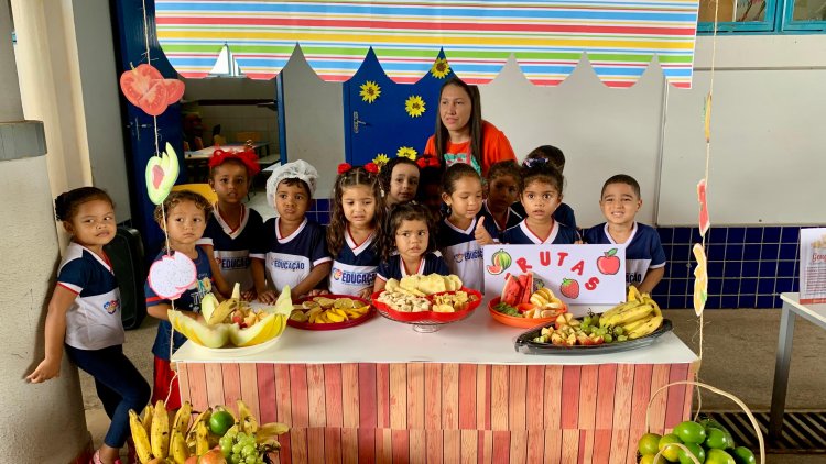 CMEI Deisa Arimateia de Baixa Grande do Ribeiro, realiza pela Segunda vez consecutiva o Projeto Alimentação Saudável na Escola