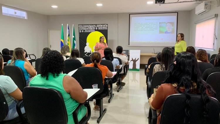 Profissionais da Educação Infantil recebem formação para a melhoria dos processos de apropriação da leitura e da escrita em Baixa Grande do Ribeiro