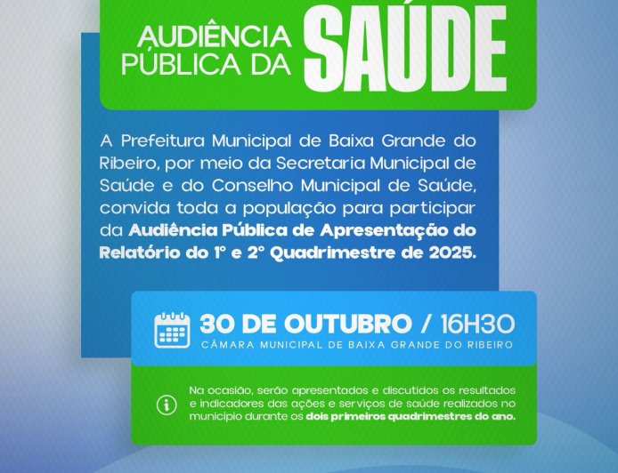 Convite à População!