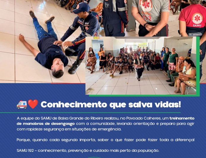 Conhecimento que salva vidas!