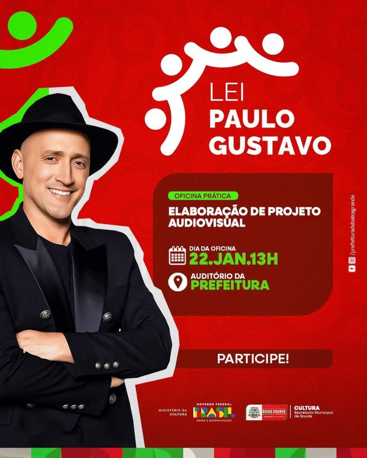 Prefeitura Municipal de Baixa Grande do Ribeiro  adere à Lei Paulo Gustavo para fortalecer a cultura local