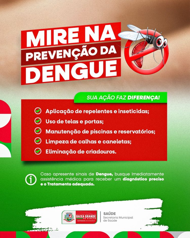Vamos combater a Dengue juntos?