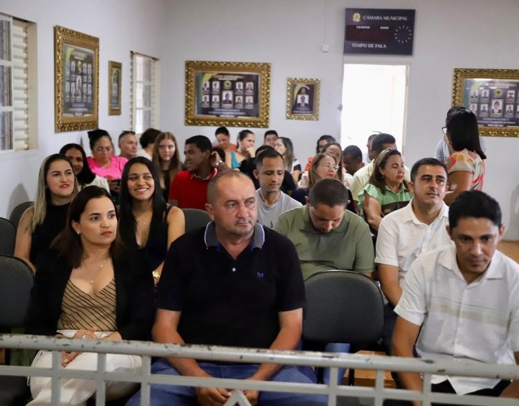 O Governo Municipal de Baixa Grande do Ribeiro participou de uma Audiência Pública na Câmara de Vereadores