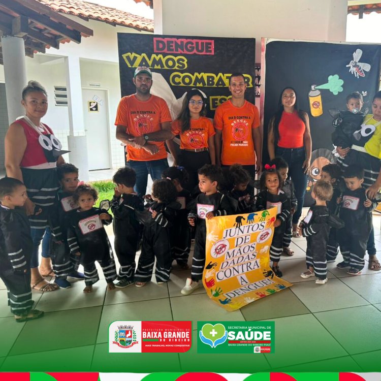 Secretaria Municipal de Saúde, continua empenhada em palestras educacionais e prevenção em cuidados com a Dengue