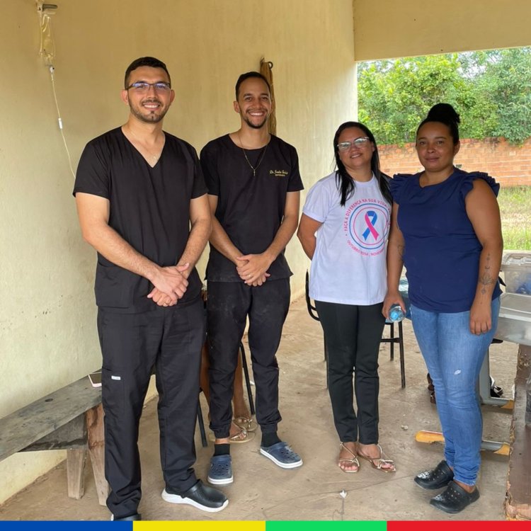 Secretaria Municipal de Saúde leva atendimento a localidades da zona rural do município de Baixa Grande do Ribeiro.