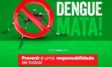 Como se prevenir da Dengue! Juntos podemos impedir a dengue! Evite água parada.” “Dengue, ninguém quer pegar.