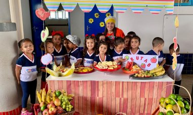 CMEI Deisa Arimateia de Baixa Grande do Ribeiro, realiza pela Segunda vez consecutiva o Projeto Alimentação Saudável na Escola