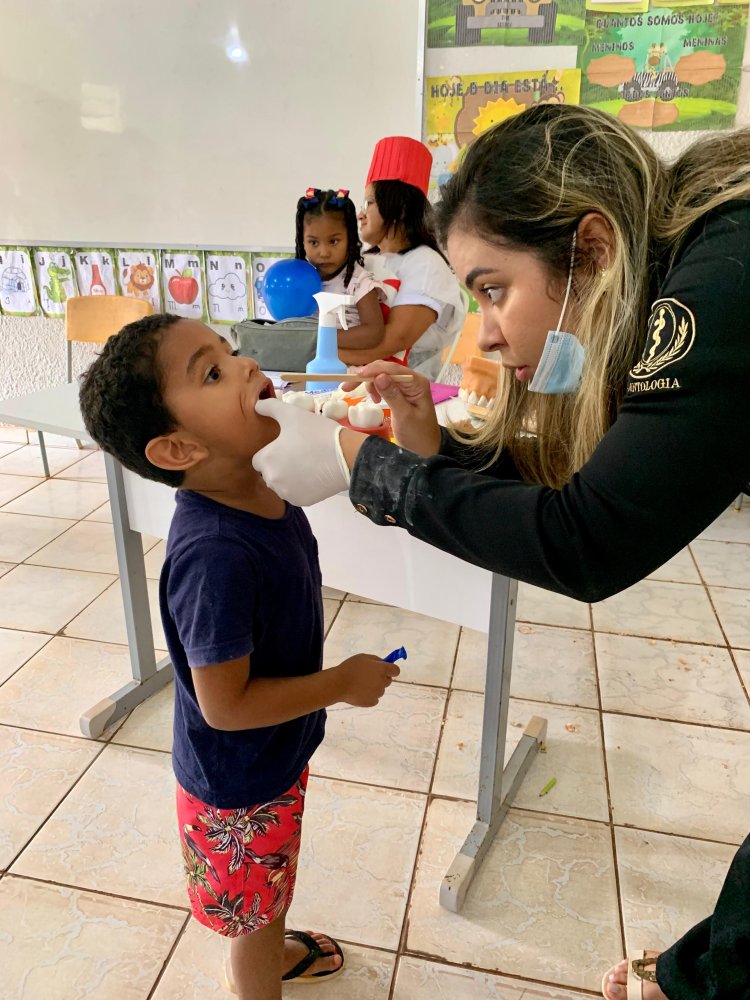 Campanha de vacinação na escola e atendimento Odontológico segue a todo vapor no município de Baixa Grande do Ribeiro