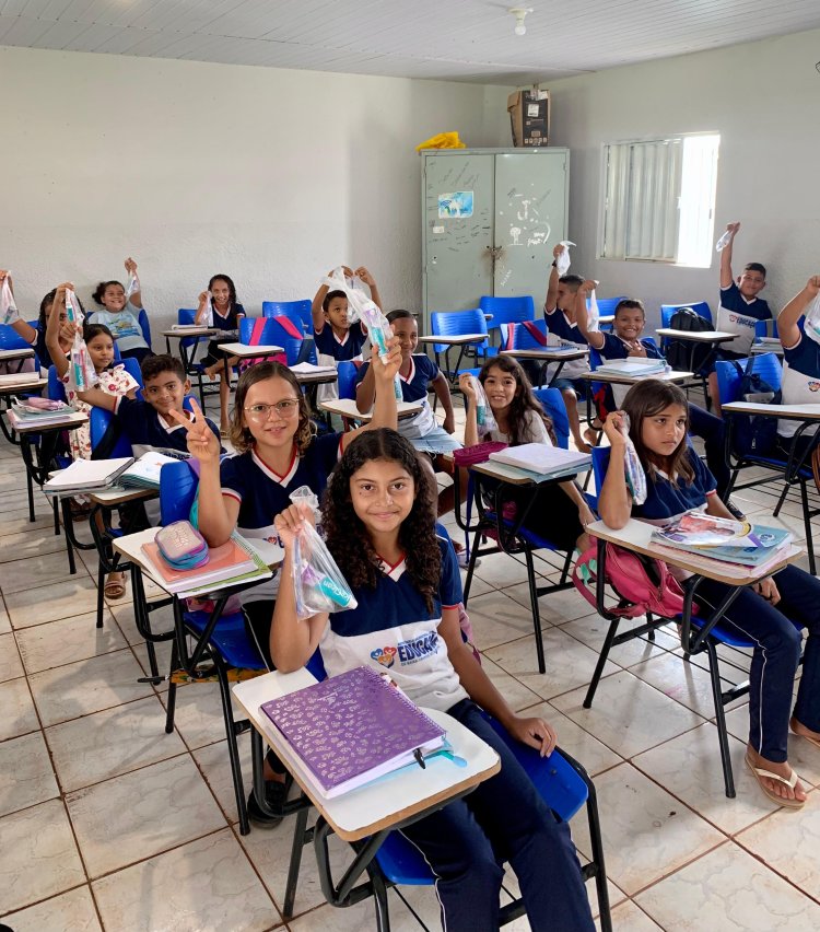 Campanha de vacinação na escola e atendimento Odontológico segue a todo vapor no município de Baixa Grande do Ribeiro