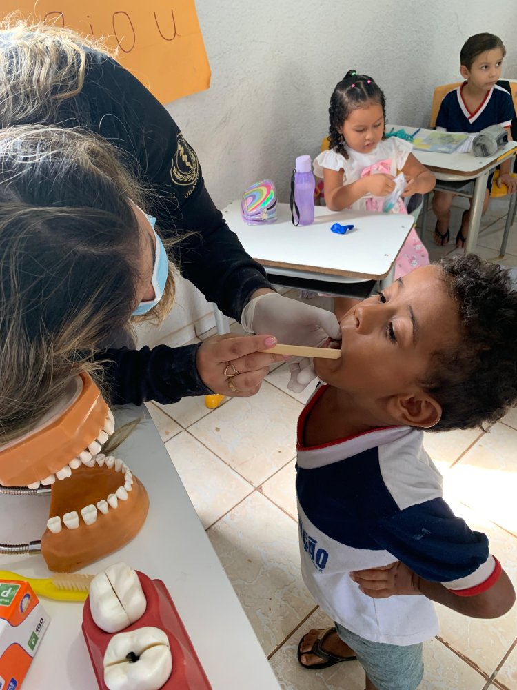 Campanha de vacinação na escola e atendimento Odontológico segue a todo vapor no município de Baixa Grande do Ribeiro