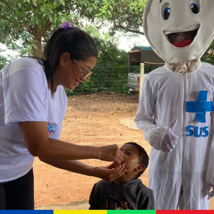 Campanha de Vacinação na Escola, atende nesta Segunda - Feira 15\04  Escola Municipal São Braz no Povoado Angical Riozinho