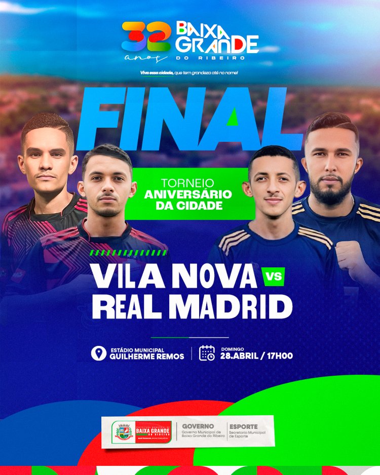 Grande Final do Torneio Municipal do Aniversário da Cidade!????