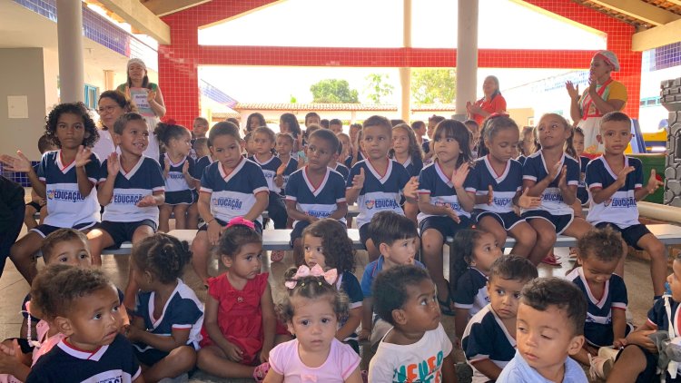 CMEI Deisa Arimateia de Baixa Grande do Ribeiro, realiza pela Segunda vez consecutiva o Projeto Alimentação Saudável na Escola