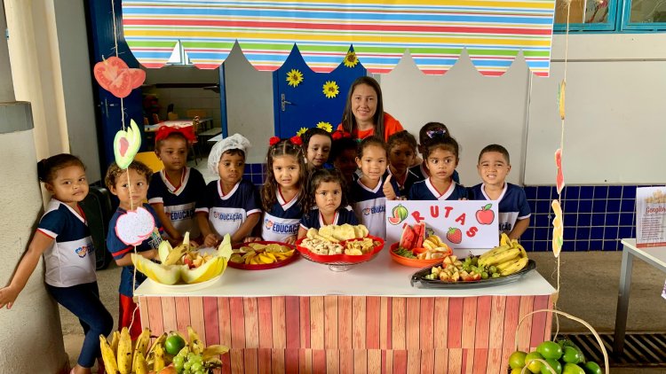 CMEI Deisa Arimateia de Baixa Grande do Ribeiro, realiza pela Segunda vez consecutiva o Projeto Alimentação Saudável na Escola