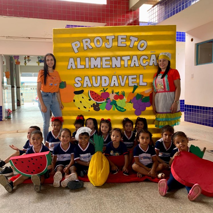 CMEI Deisa Arimateia de Baixa Grande do Ribeiro, realiza pela Segunda vez consecutiva o Projeto Alimentação Saudável na Escola