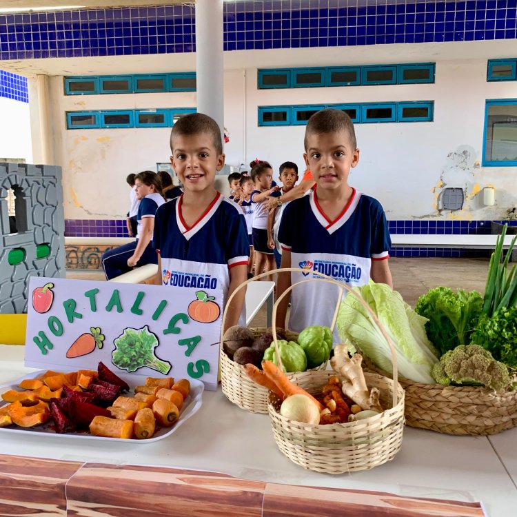 CMEI Deisa Arimateia de Baixa Grande do Ribeiro, realiza pela Segunda vez consecutiva o Projeto Alimentação Saudável na Escola