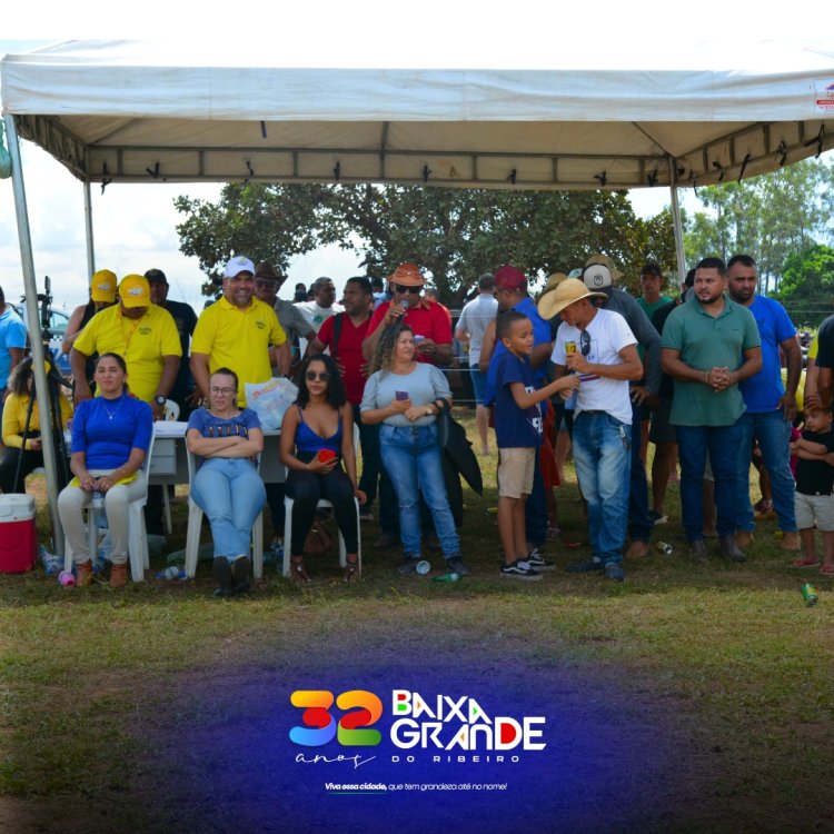 Baixa Grande do Ribeiro comemora seus 32 ano de emancipação Política com Corrida de Prado que é uma tradição no município