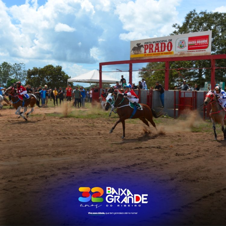 Baixa Grande do Ribeiro comemora seus 32 ano de emancipação Política com Corrida de Prado que é uma tradição no município
