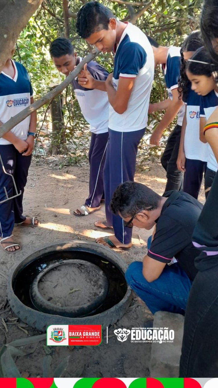 ESCOLA MUNICIPAL SÃO BRAZ REALIZA IMPORTANTE AÇÃO DE COMBATE Á DENGUE!