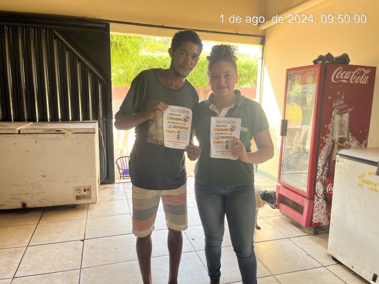 PREFEITURA DE BAIXA GRANDE DO RIBEIRO PIAUÍ, REALIZA CAMPANHAS EDUCATIVAS SOBRE POLUIÇÃO SONORA NA CIDADE!