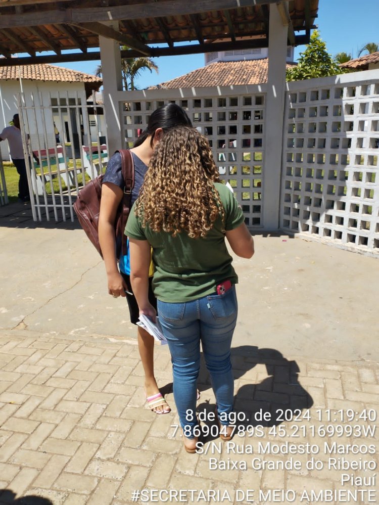 Secretaria Municipal de Meio Ambiente inicia a Campanha de Prevenção e Combate a Poluição Visual em Baixa Grande do Ribeiro
