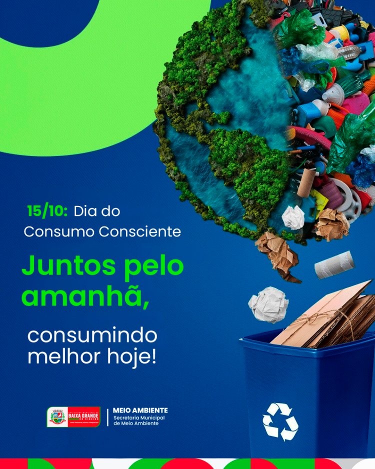 Consumo Consciente é Tema de Ação da Secretaria Municipal de Meio Ambiente em Baixa Grande do Ribeiro