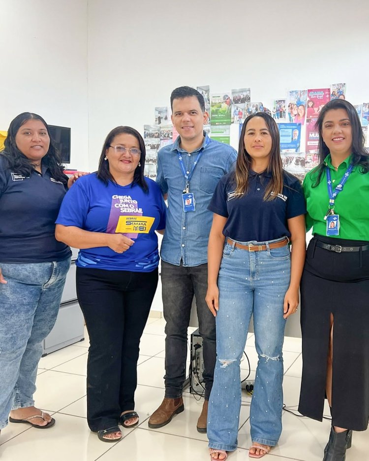 REPRESENTANTES DO SEBRAE- PI, VISITA A SALA DO EMPREENDEDOR EM BAIXA GRANDE DO RIBEIRO