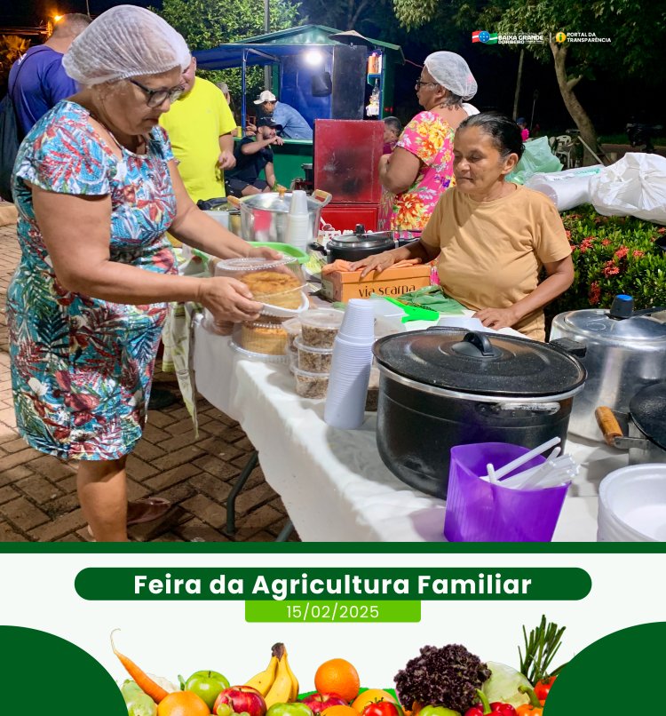 1ª Feira da Agricultura Familiar de 2025 estreia com sucesso em Baixa Grande do Ribeiro.