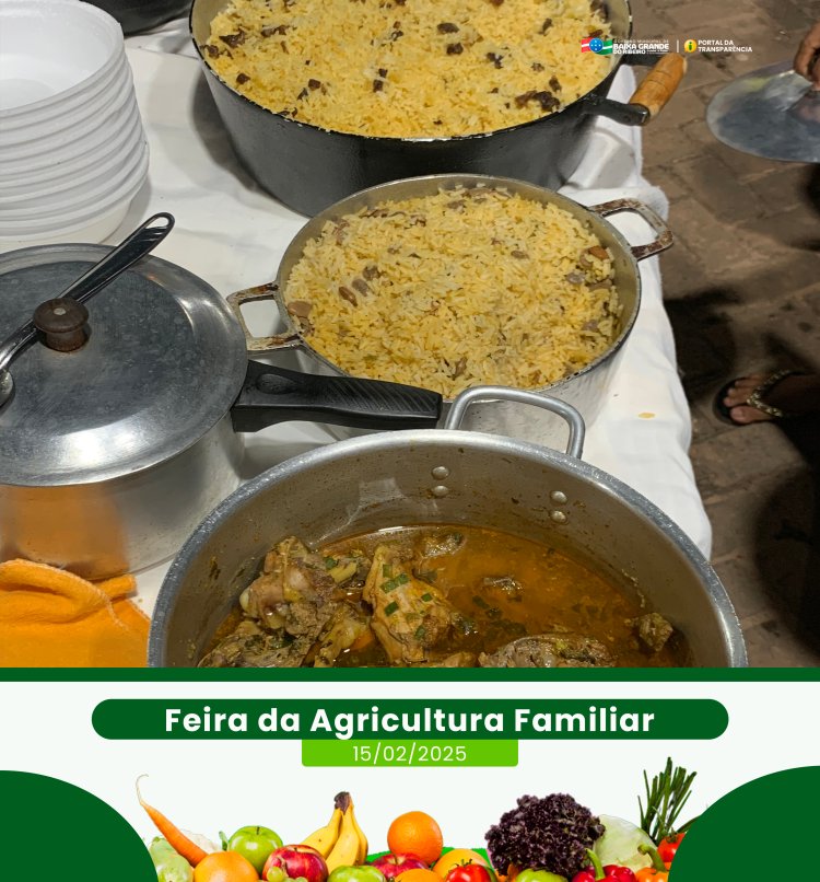 1ª Feira da Agricultura Familiar de 2025 estreia com sucesso em Baixa Grande do Ribeiro.