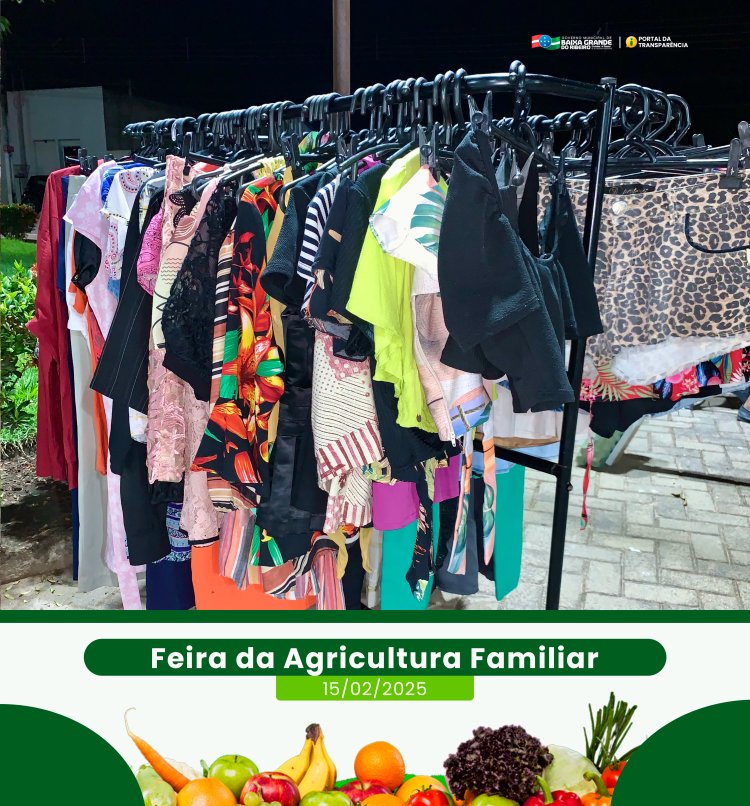 1ª Feira da Agricultura Familiar de 2025 estreia com sucesso em Baixa Grande do Ribeiro.