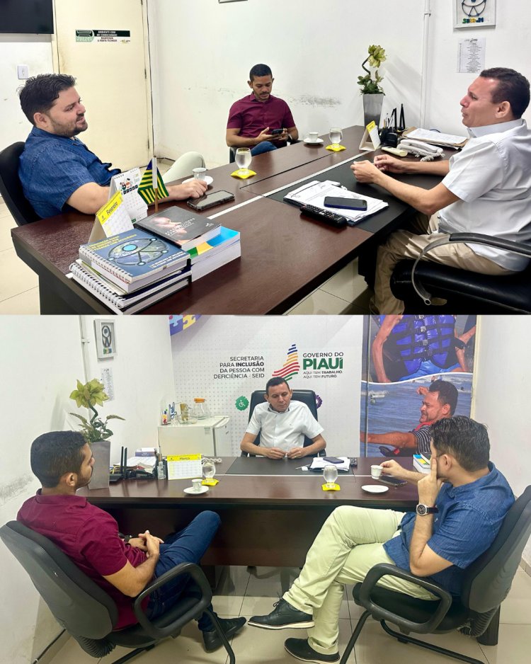 BAIXA GRANDE DO RIBEIRO CUMPRE AGENDA EM TERESINA NA COJUV E SEID NESTA SEGUNDA - FEIRA 17 DE FEV