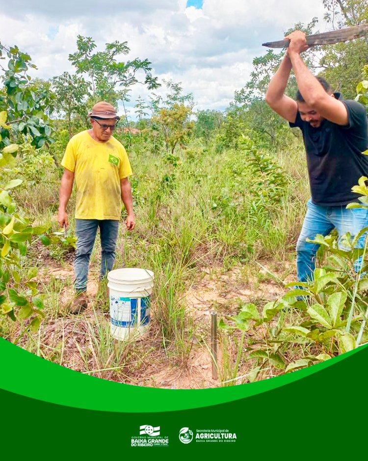 SECRETARIA MUNICIPAL DE AGRICULTURA PROMOVE AÇÃO DE LEVANTAMENTO DE SOLO EM COMUNIDADES RURAIS DO MUNICÍPIO