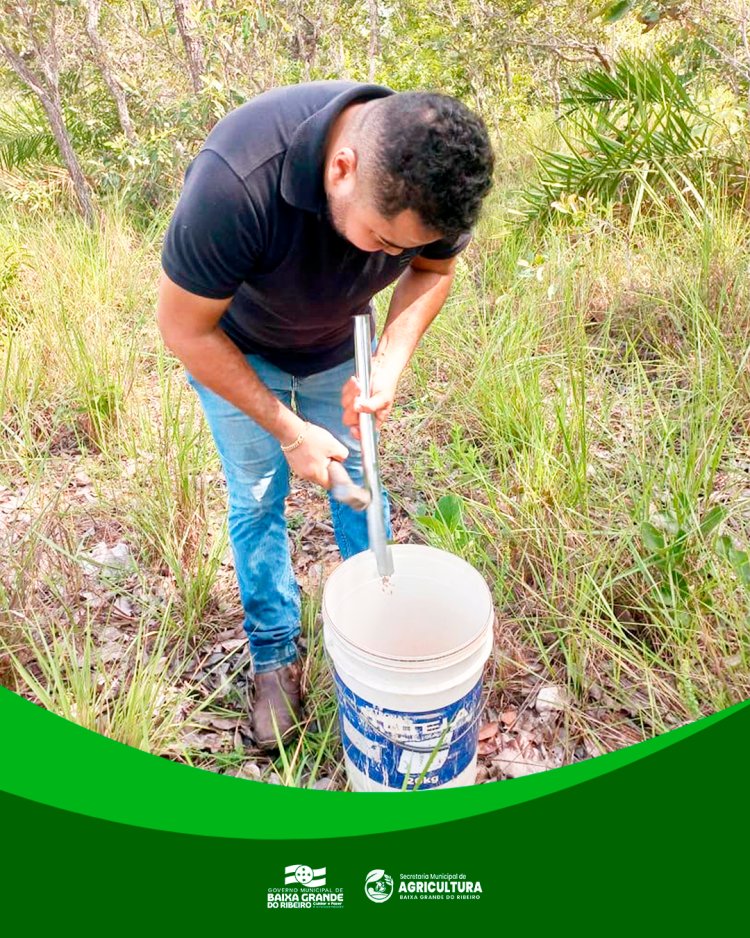 SECRETARIA MUNICIPAL DE AGRICULTURA PROMOVE AÇÃO DE LEVANTAMENTO DE SOLO EM COMUNIDADES RURAIS DO MUNICÍPIO
