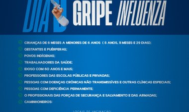Dia D de Vacinação Contra a Gripe Influenza - 17 de Maio